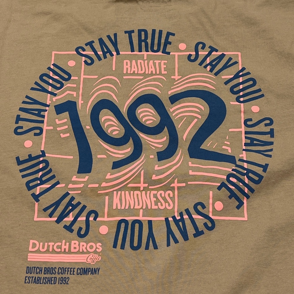 Dutch Bros, long sleeved shirt, like new condition.
